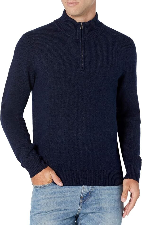 Amazon Essentials Men's Long-Sleeve Soft Touch Quarter-Zip Sweater - Image 2