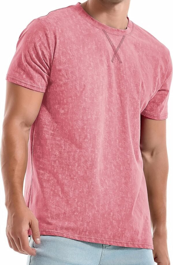 KLIEGOU Men's T-Shirts - Premium Cotton Crew Neck Tees S - 4XL - Image 2
